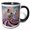 Black/White, variant on 3drose, Octopus Woman and Her Pet Squid, 11oz Mug