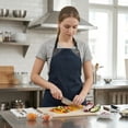 thumbnail image 2 of Unique Bargains Adjustable Long Waist Cooking Apron with Pocket for Home and Kitchen Black, 2 of 6