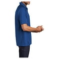 thumbnail image 3 of Mens Dri-Mesh Pro Polyester Polo Shirt Royal 3X-Large, 3 of 7