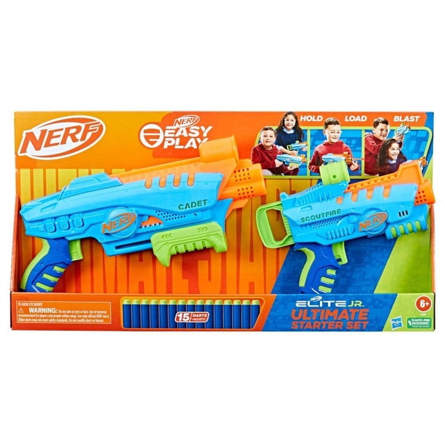 Nerf Elite Jr: Set Ultimate Starter Lanzador De Dardos Hasbro F6369
