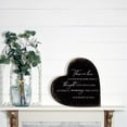 thumbnail image 4 of LifeSong Milestones Modern Sympathy Gifts Heart Block Sign Decor (Black Distressed), 4 of 5