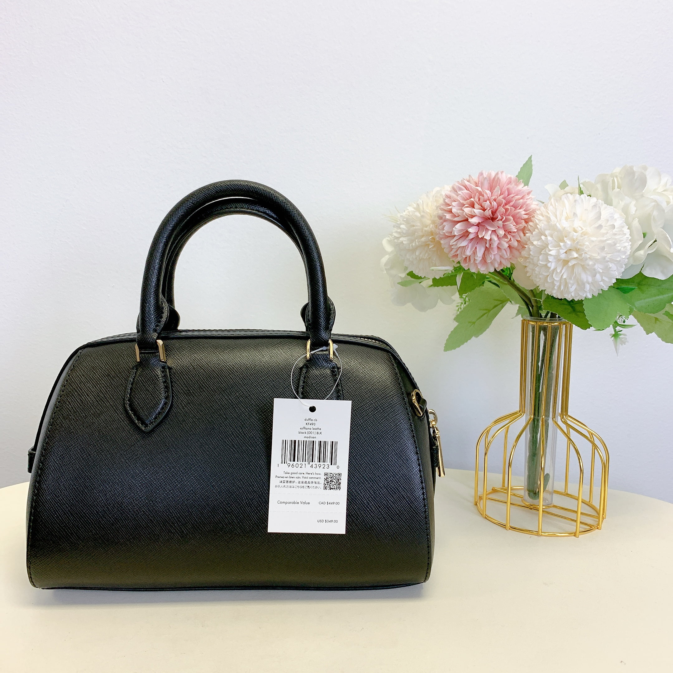 Kate Spade KF493 Madison Saffiano Leather Duffle Crossbody
