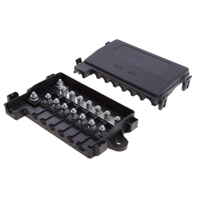Soporte Automotriz Del Bloque de de Fusibles Midi Del Coche Del Circuito 32V de 7 Vías Casquillo CUTICAT Soporte de bloque de fusibles Midi de 7 vías
