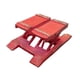 thumbnail image 2 of Modelo de elevador de garaje para coche a escala 1/64, adorno de escritorio en miniatura para decoración de escena de garaje. Rojo, 2 of 9