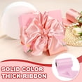 thumbnail image 6 of Uxcell Wide Satin Ribbon, Solid Color Thick Ribbon for Gift Wrapping and Wedding Decoration Pink, 6 of 7