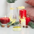 thumbnail image 6 of Golden Rotating Horse Aromatherapy Candle Holder for Dinner Atmosphere and Indoor Decoration with Girls Heart Design, 6 of 7