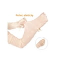 thumbnail image 3 of INSPIRE CHIC Women's Outdoor Sun Block Long Arm Sunscreen Sleeves Fingerless Gloves, 3 of 5
