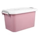thumbnail image 1 of WEUVEB Caja De Plástico Rosa Para Almacenamiento Con Resistente Y Multifuncional, 1 of 7
