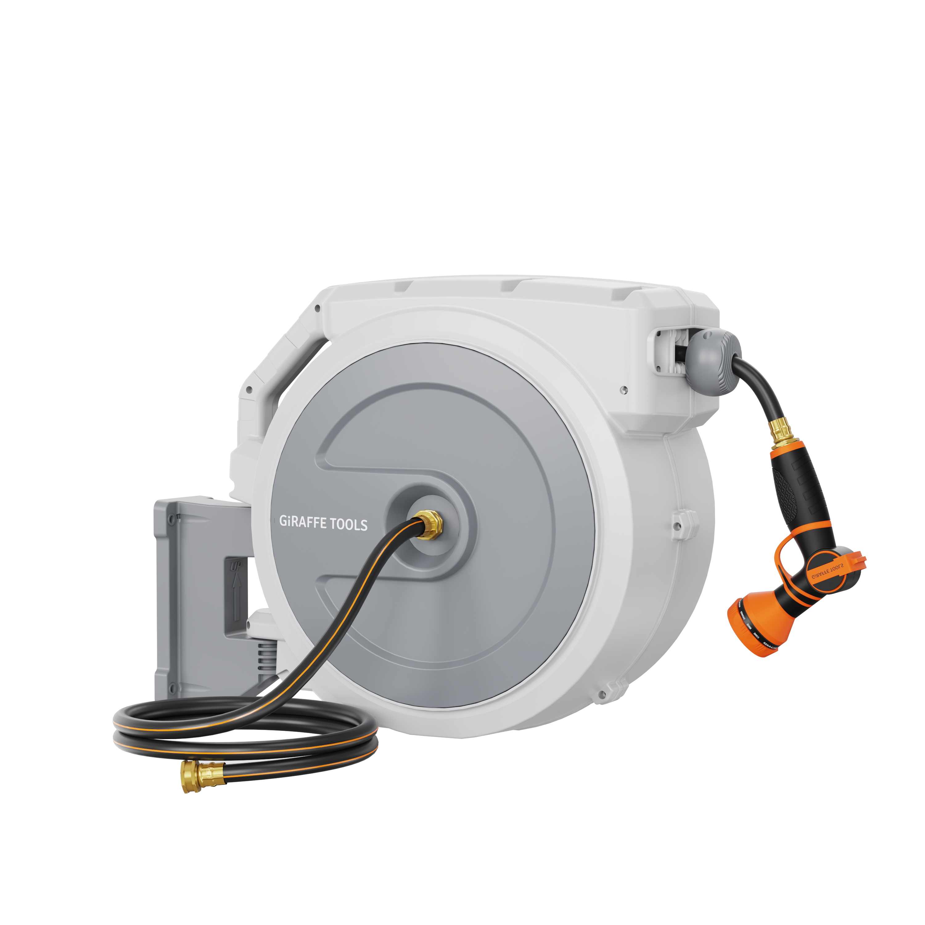 Giraffe Tools Retractable Garden Hose Reel, 100 ft photo 1