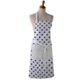 thumbnail image 6 of Cotton Apron - Polka Dots Print - Kitchen BBQ Restaurant Cooking Painters Artists - Full Apron, 6 of 11