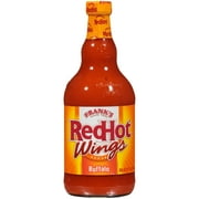 Frank's RedHot Kosher Buffalo Wings Hot Sauce, 23 fl oz Bottle