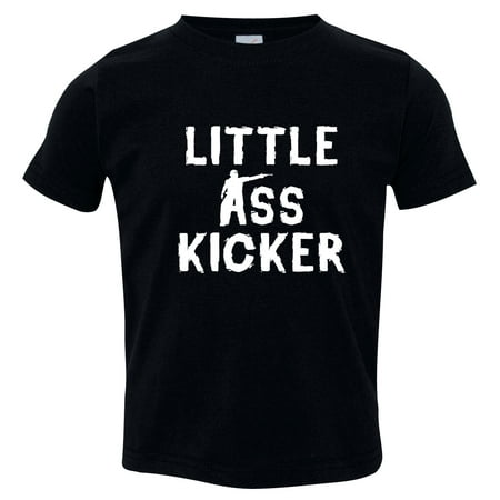 Nursery Decals and More Brand: Inspired by , Little Ass kicker Shirt, Black 12-18 mo