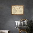 thumbnail image 2 of 10 Commandments Wall Art Motivational Ten Commandments Wall Decor Christian Canvas Painting Bible Verse Vintage Pictures Positive Quotes Artwork for Office Living Room Framed Ready to Hang 12"x16", 2 of 6