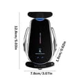 thumbnail image 3 of High-Speed 25W Car Mount Magnetic Wireless Fast Charger With Colorful LED Aromatherapy Spray - Automotive Accessory, 3 of 6