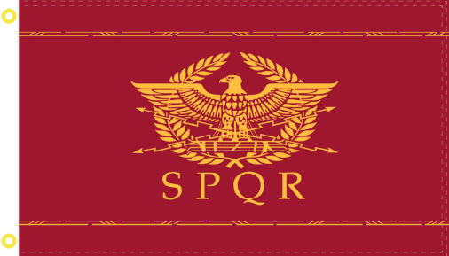 Ancient Rome SPQR 3'X5' Flag ROUGH TEX® 100D - Walmart.com