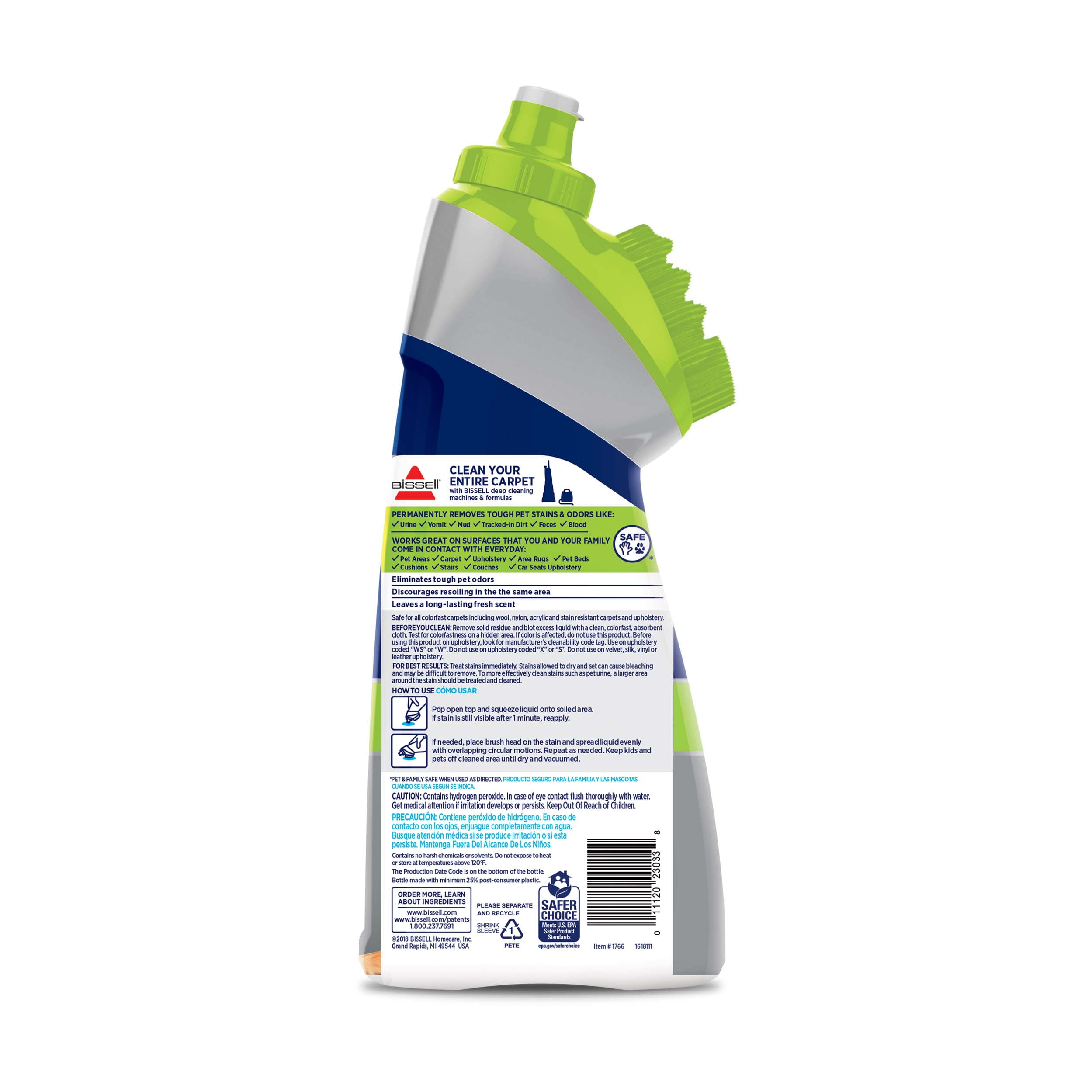 BISSELL Pet Stain Odor Remover, 18 Fluid Ounce 1766