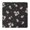 Pioneer Flower Floral-2, variant on Pioneer Flower Floral Print Pattern Square Fitted Tablecloth with Elastic Edge,Square Table Cover,Washable Elastic Table Cover for Home Kitchen Party Decor 34"x34"