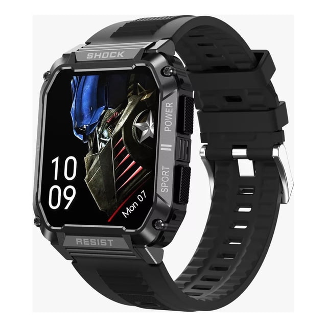 Smartwatch Reloj Fralugio T3 Sport Rough 1.95 Full Touch Negro