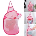 thumbnail image 5 of deevoka 3xFOLDING LAUNDRY BAG HAMPER DIRTY CLOTHES STORAGE WASHING BASKET BIN Pink, 5 of 8