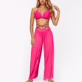 thumbnail image 2 of Toimothcn Womens Bathing Suits 2025 Solid Color Bikini Three Piece Beach Split Swimsuit Set Leisure Womens Swimming Clothes, 2 of 3