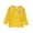 Yellow, variant on Kid Girls Autumn Winter Warm Thickening Long Sleeve Bottoming T-Shirts