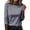 Grey, variant on 2026 New!Women's Turtleneck Sequin Sparkly Long Sleeve Pullover Soft Knitted Sweater