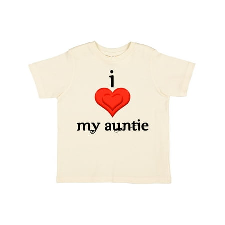 

Inktastic I Love My Auntie Gift Toddler Boy or Toddler Girl T-Shirt