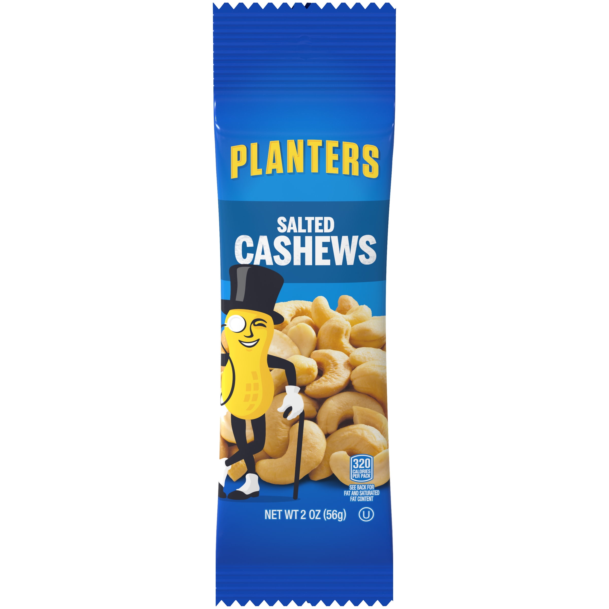 Planters Salted Cashews, 2 oz Pack