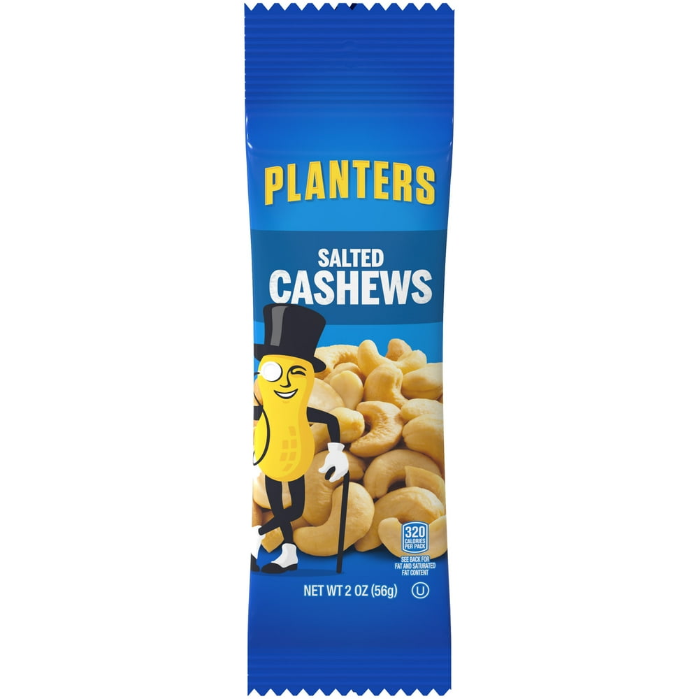 Planters Salted Cashews, 2 oz Pack