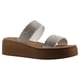 thumbnail image 2 of Sandalia Mujer Vosse Plataforma Casual plateado 23, 2 of 6