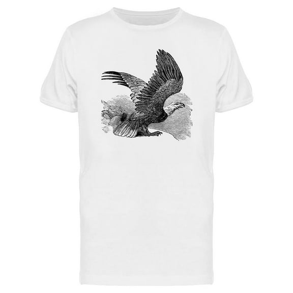 Bald Eagle Design T-Shirt Men -Image by Shutterstock, Male 3X-Large