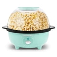 thumbnail image 1 of Elite Gourmet Automatic Stirring Popcorn Maker Popper, Electric Hot Oil Popcorn Machine with Measuring Cap & Built-in Reversible Serving Bowl, Great for Home Party Kids, Safety ETL Approved, Mint, 1 of 5