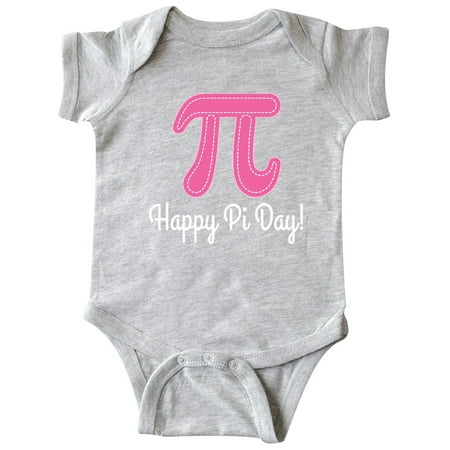 

Inktastic Happy Pi Day Pink Math Symbol Gift Baby Girl Bodysuit