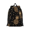 thumbnail image 2 of Yiaed Gold Glitter Pineapples Print Backpack, Premium Laptop Backpack, Travel Backpack for Women, Lightweight Backpacks, Comfortable Back Pack-Small, 2 of 7