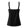 thumbnail image 5 of KaLI_store Tank Tops Women Women's V Neck Sleeveless Basic Tank Tops Loose Fit Casual Solid Color Shirts Black,XXL, 5 of 5
