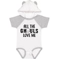 thumbnail image 3 of Inktastic All the Ghouls Love Me with Ghost Boys or Girls Baby Bodysuit, 3 of 5