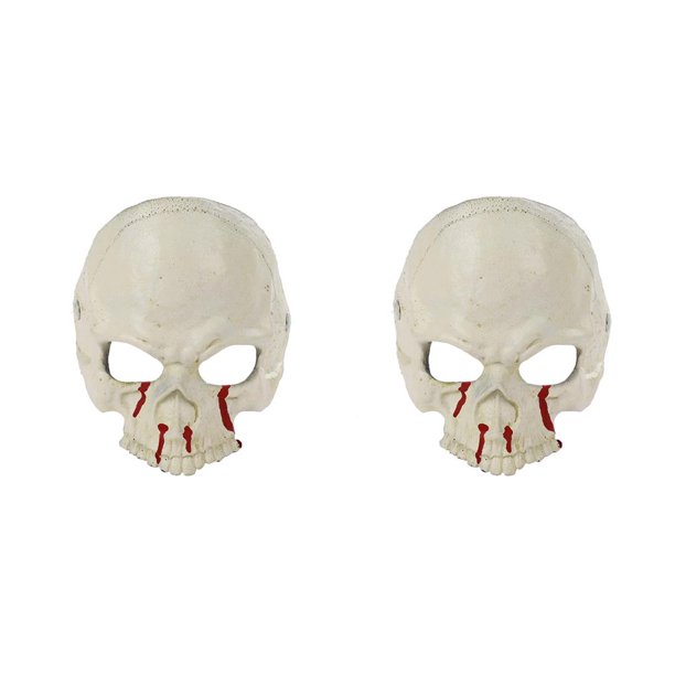 Advancent Escudo facial de Halloween Media espuma Guardia facial Fiesta Etapa Cosplay Traje Danza Prop, Blanco Rojo Type2 NO2 Advancent CBP176740