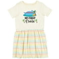 thumbnail image 3 of Inktastic My 1st Cruise Vacation Trip Girls Toddler Dress, 3 of 5