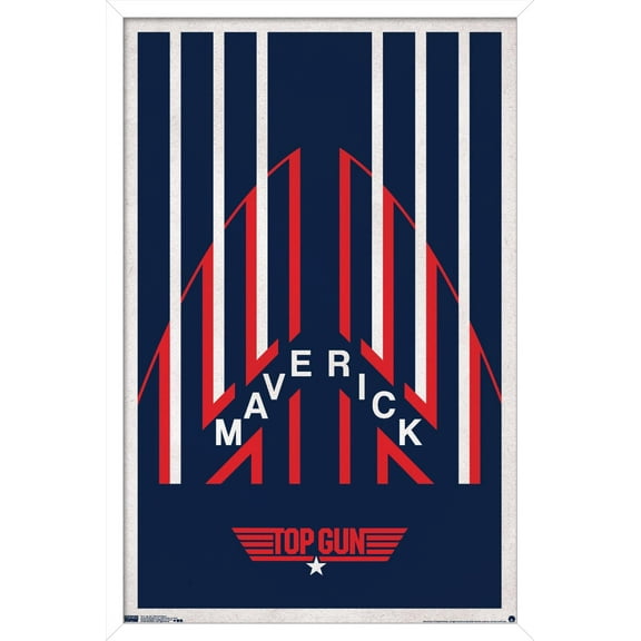 Top Gun - Maverick Helmet Wall Poster, 14.725" x 22.375", Framed