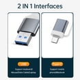 thumbnail image 3 of Usb Type C To USB 3.0 Hub 4 Ports 4-in-1 Docking Station Ultra Slim USB Splitter Plug And Play Compatible With  Pro/Air  Pro  XPS PC Flash Drive, 3 of 6