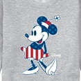 thumbnail image 3 of Disney - Americana - Minnie Flag Pattern - Men's Crew Neck Fleece Pullover, 3 of 5