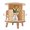 1-layer, variant on 2 Tier Rotating Bookshelf - 360 Display Floor Standing Bookcase Storage Rack for Kids & Adults Spinning Bookshelf Tower Book Rack for Classroom Free Standing Wood Bookcases