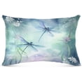 thumbnail image 2 of Watercolor Dragonflies Plush Pillowcase, Luxury Soft King Pillow Case for Hair and Skin, Standard Size Pillow Covers with Zipper Closure, 20x26in #649 Home Decor Gifts, 2 of 7