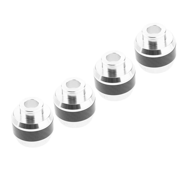 Tapas deslizantes slizador horquil lnta dentera 4 Piezas 16mm Yotijar Cubierta de la rueda de la motocicleta