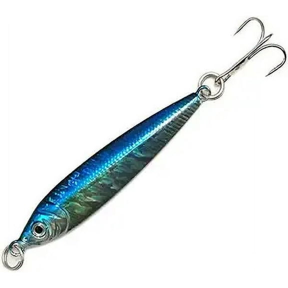 Sanhu Live Bait Metal Jigs 1oz Blue/Silver 12 Pieces