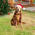 thumbnail image 2 of Christmas Garden Dog Decoration, Festive Iron Yard Stake with Christmas Hat, Outdoor Christmas Pet Ornament, Weather-Resistant & Easy to Install, 2 of 5
