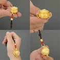 thumbnail image 2 of GRABLOOM Elegant Treasure Basin Keychain Eye Catching Animal Keychain Pendant Crafted For Cultural Appreciation And Luck, 2 of 8