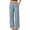 White-#019, variant on Women's Vintage Y2k Striped Denim Pants Wide Leg High Waist Stretchy Long Jean Palazzo Trousers with Pocket