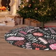 thumbnail image 6 of Yiaed Various Languages Mother Print Christmas Tree Skirt , Tree SkirtsTree Mat for Christmas Winter Holiday Indoor Decorations-36", 6 of 7