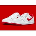 thumbnail image 2 of N I-K-E A i r-Jor-dan 1 Retro Low OG 2023 White University Red CZ0790-161 sz 13 Men's, 2 of 6
